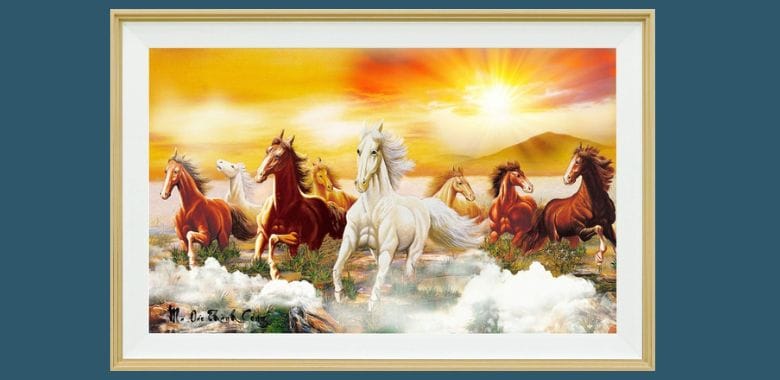 Lưu ý đến các yếu tố phong thủy để bức tranh phát huy tối đa ý nghĩa may mắn