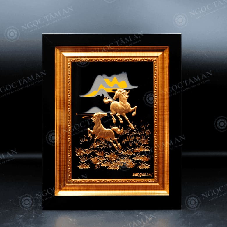 Tranh song mã - Ngọc Tâm An