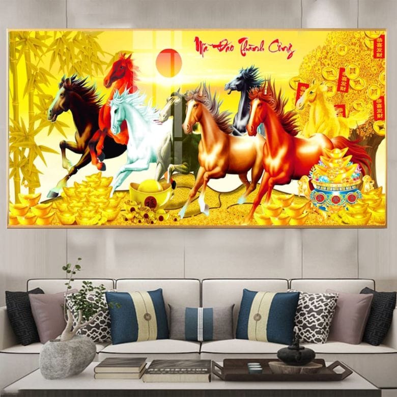 Lưu ý về chất liệu tranh