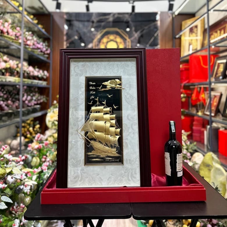 Tranh thuyền buồm phong thủy