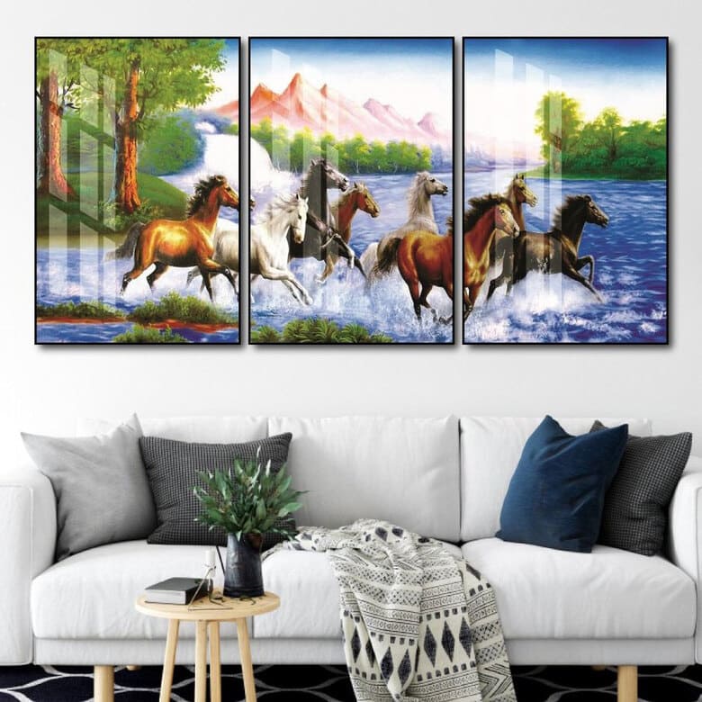 Tranh mã đáo thành công treo tường