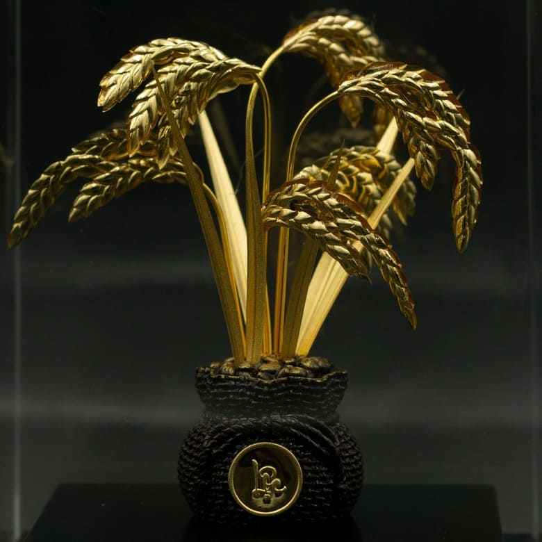 Bông lúa tài lộc thu hút may mắn