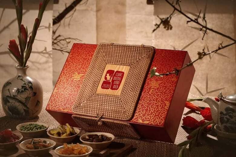 Giỏ quà Tết tặng sếp đầy tinh tế