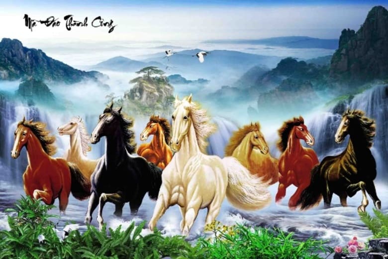 Tranh vẽ Mã Đáo Thành Công