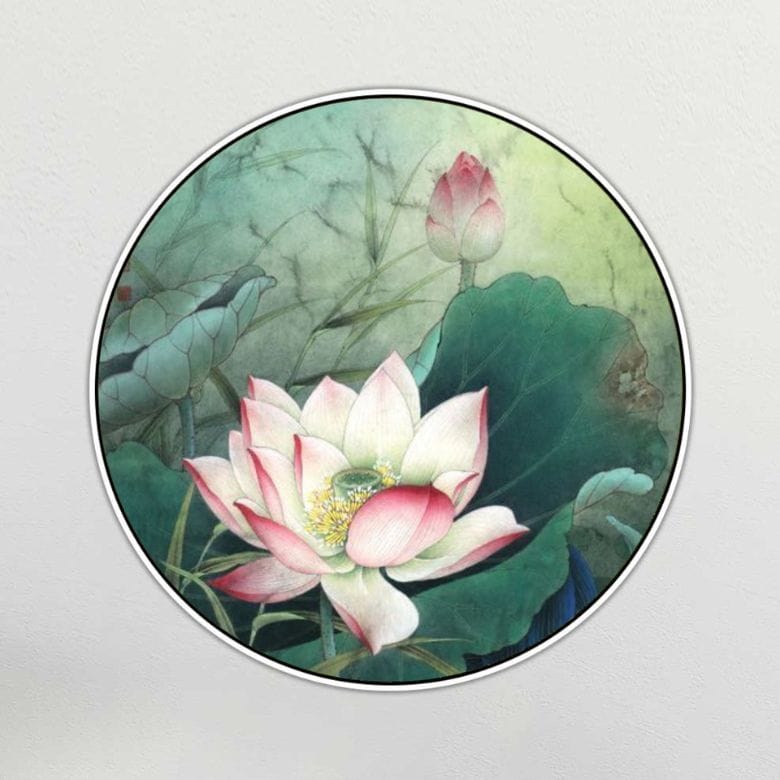 Ý nghĩa các mẫu tranh hoa sen 