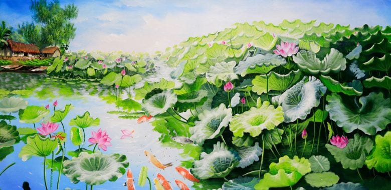 Tranh phù hợp với người mệnh Mộc