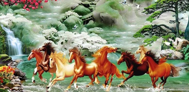 Tranh mã đáo thành công hợp với người mệnh Hỏa