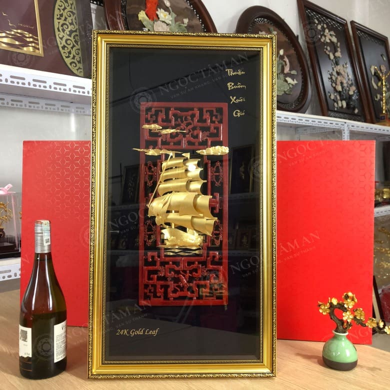 Tranh thuyền buồm và phụ kiện đi kèm