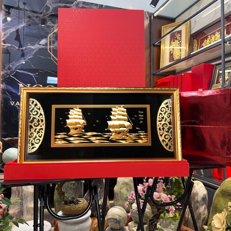 Tranh thuyền buồm TV-TBXG1 mang tài lộc vào nhà