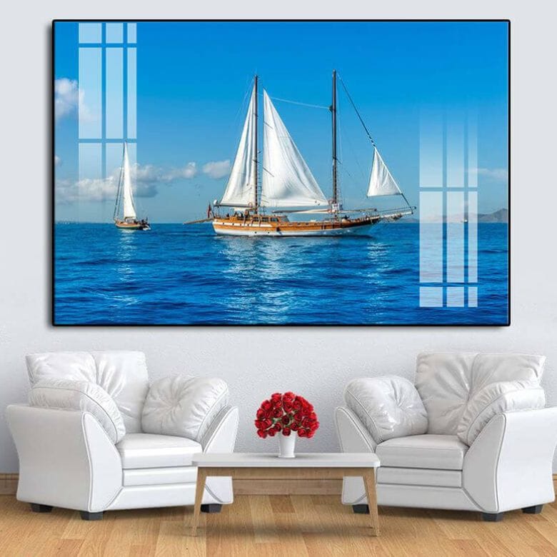 Tranh thuyền buồm hợp với người mệnh Mộc