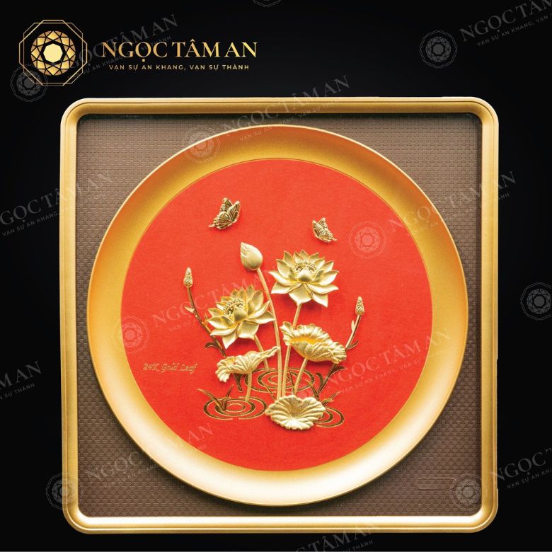 tranh hoa sen ma vang 4