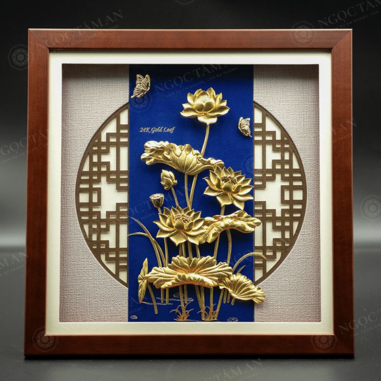 tranh hoa sen ma vang 5