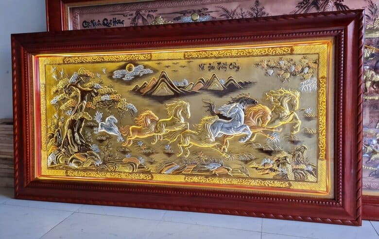 tranh mạ vàng mdtc