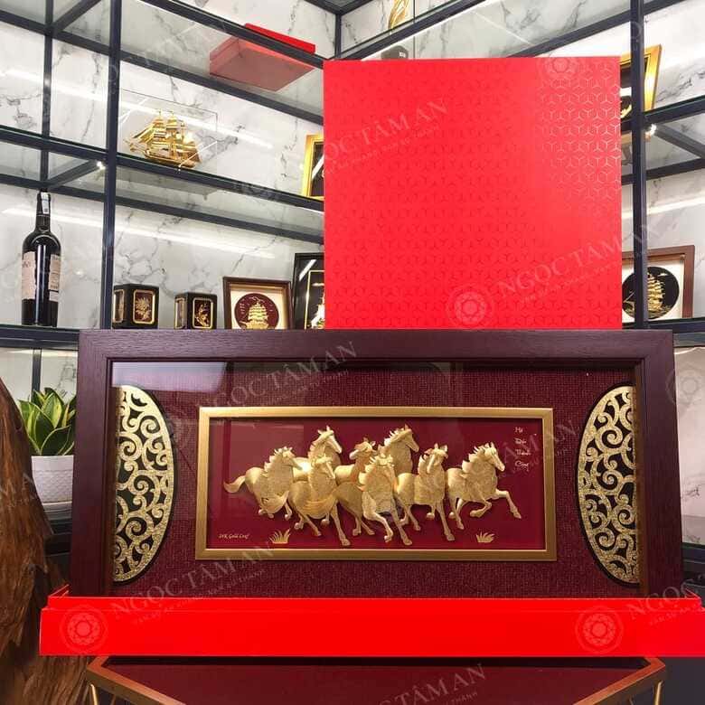 Tranh mã đáo thành công Ngoc Tâm An