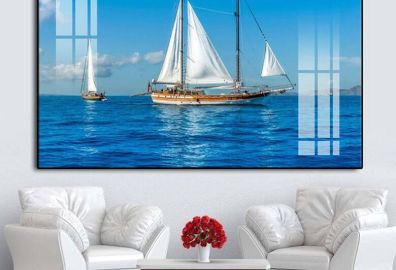 Tranh thuyền buồm hợp với người mệnh Mộc