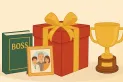 Quà tặng chia tay sếp