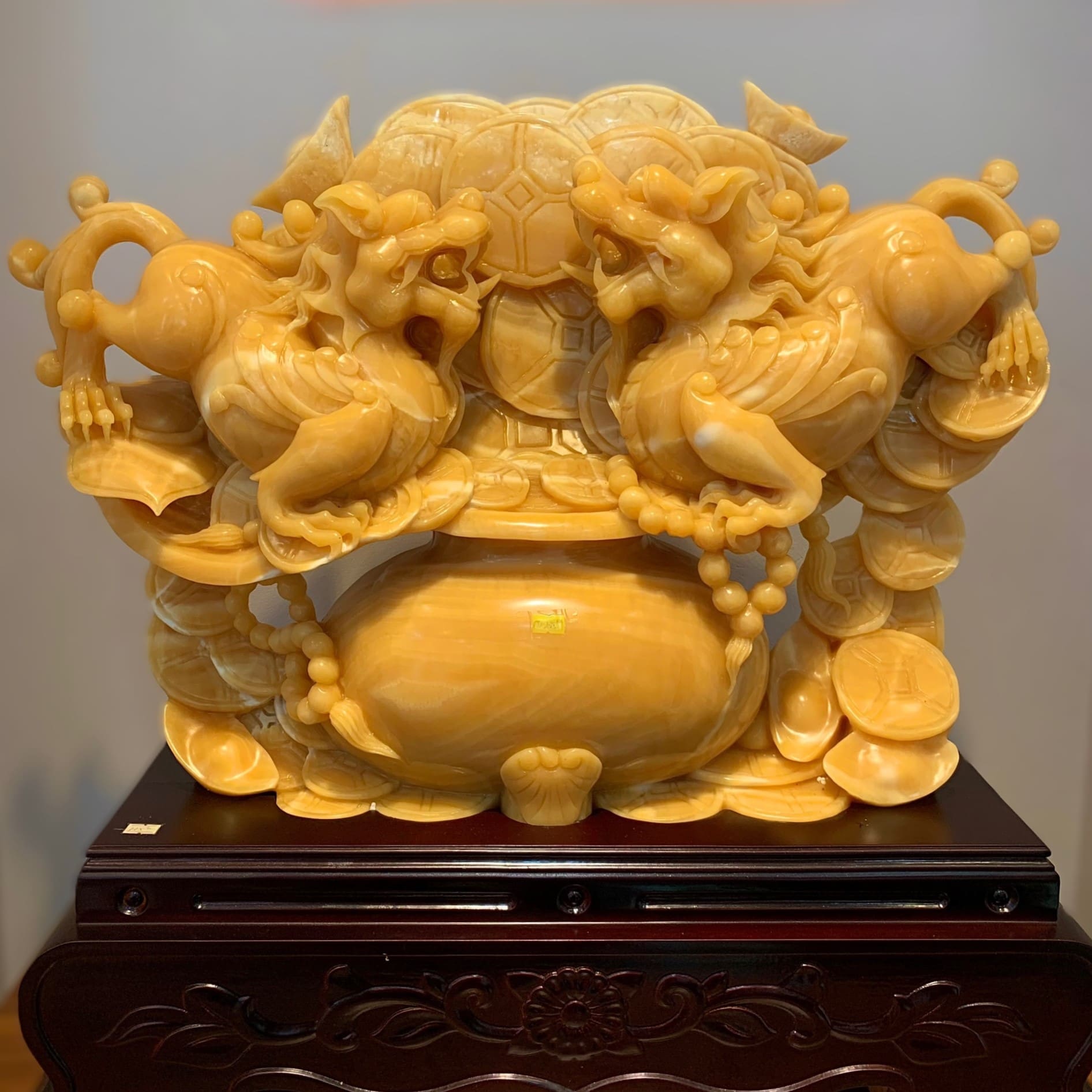 Tượng ngọc Tỳ Hưu Tài Lộc