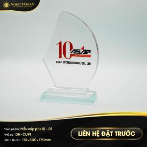 Mẫu cúp pha lê - 01