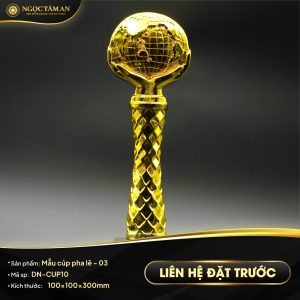 Mẫu cúp mạ vàng - 02