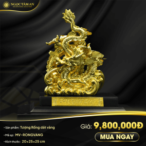 Tượng Rồng dát vàng
