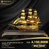 Thuyền buồm mạ vàng 24k cỡ đại (TB-46)