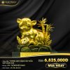 Tượng Heo Vàng May Mắn Dát Vàng 24K