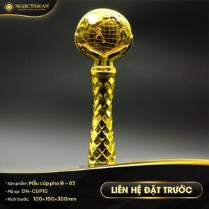 Mẫu cúp mạ vàng - 02