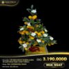 Cây đào Ngọc Hoàng Long 38 quả (có hoa thạch anh trắng)