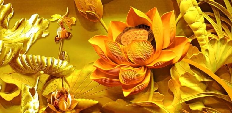 Giá bán tranh hoa sen gỗ đa dạng