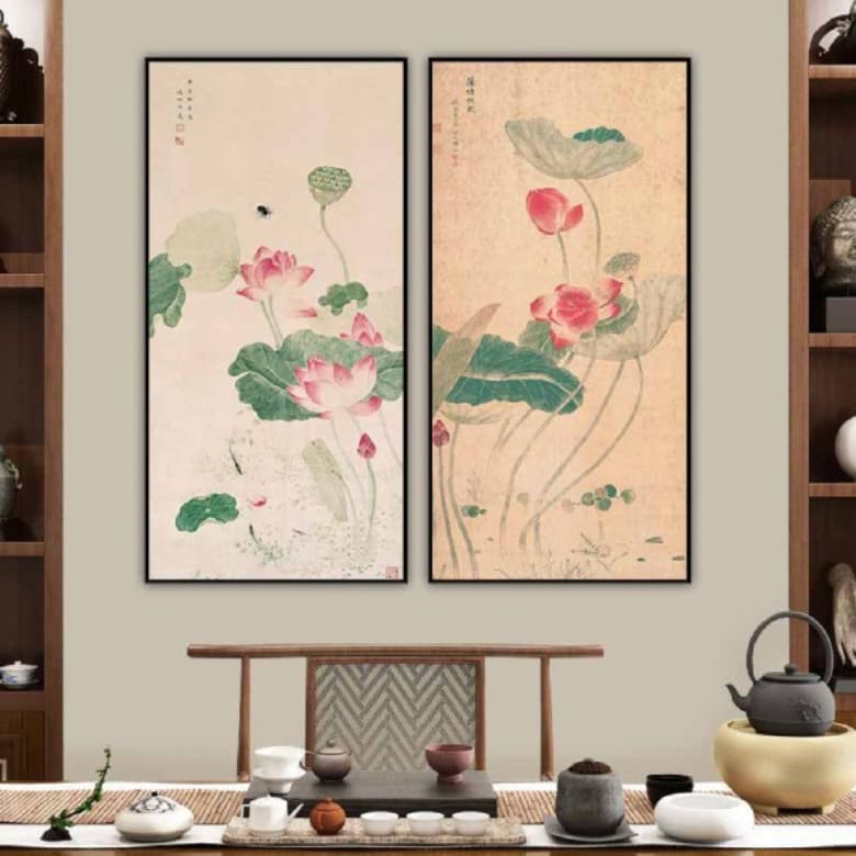 Ý nghĩa của tranh hoa sen về phong thủy