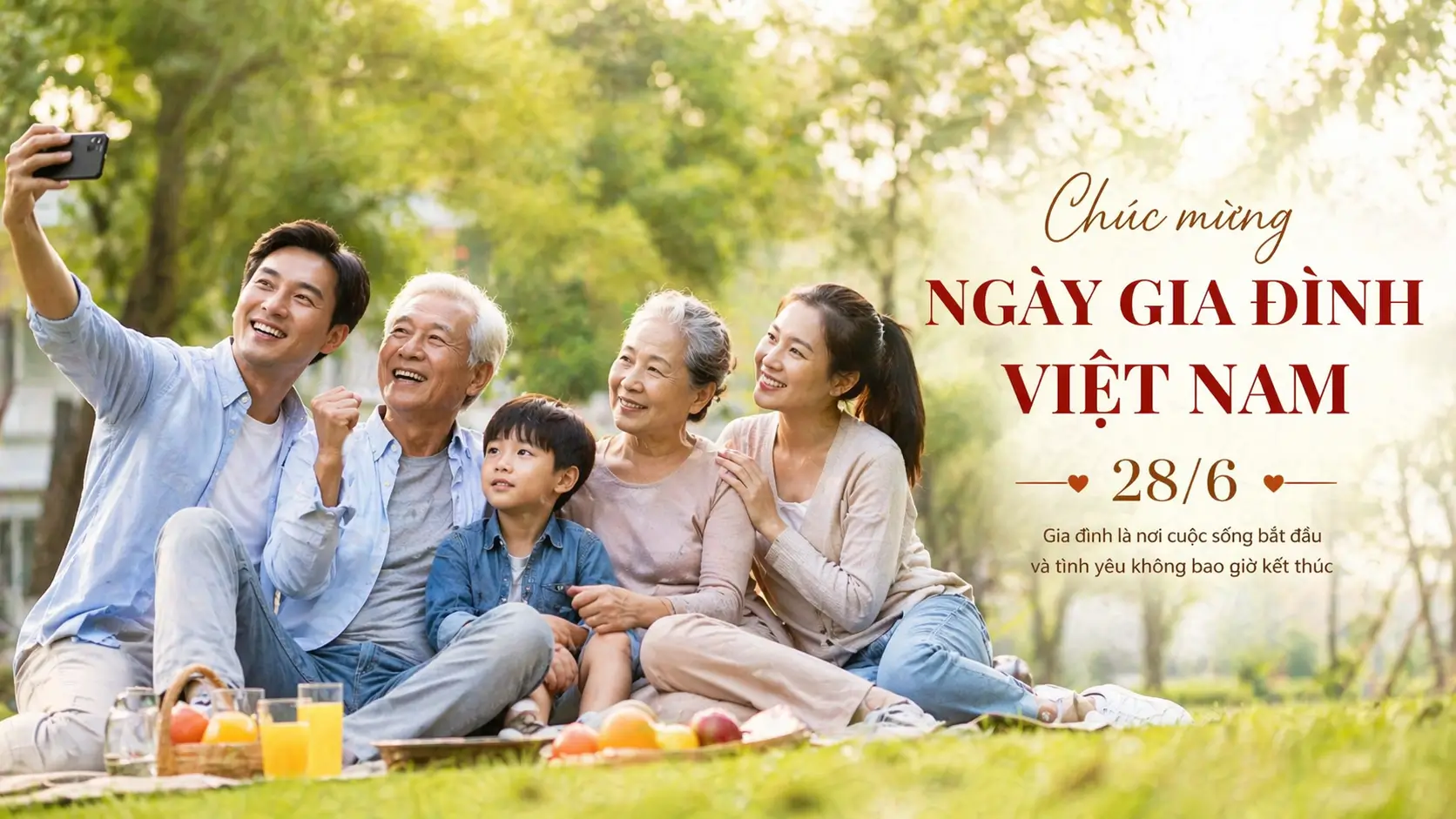 Chúc mừng Ngày Gia đình Việt Nam