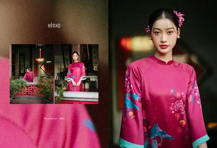Bộ sưu tập áo dài lụa Xéo Xọ 