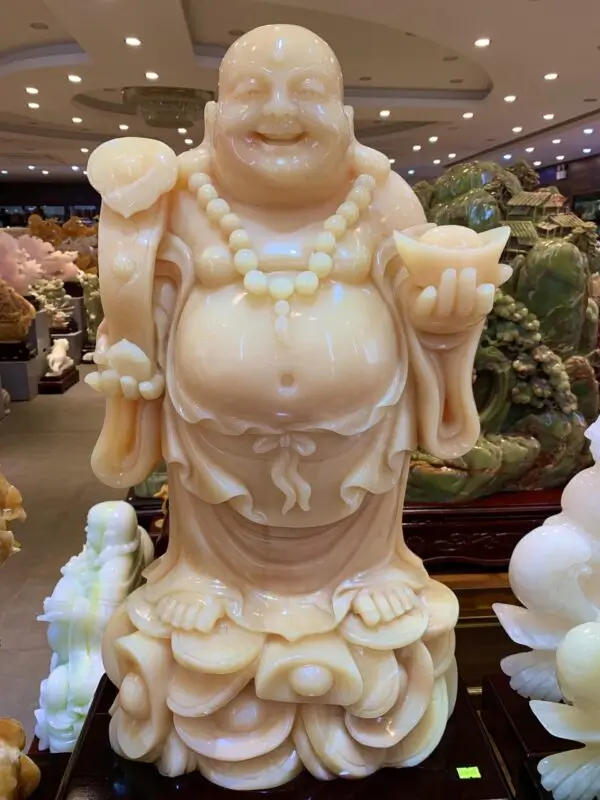 Tượng Ngọc Thần Tài Di Lặc 