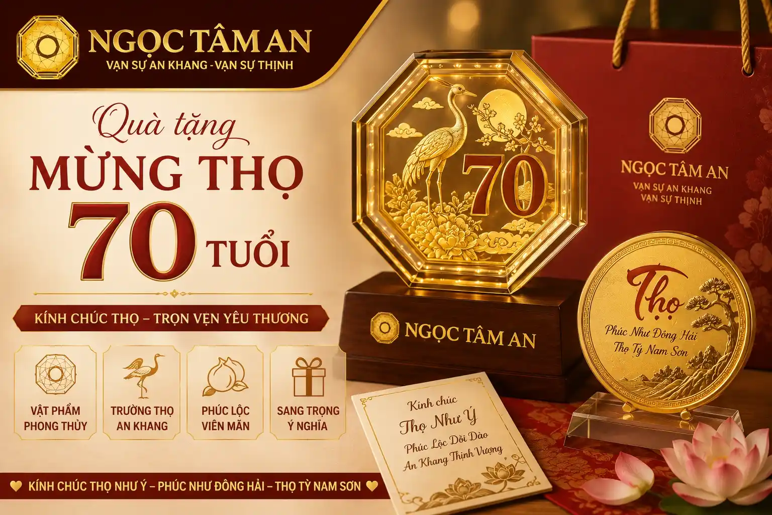 Quà tặng mừng thọ 70 tuổi