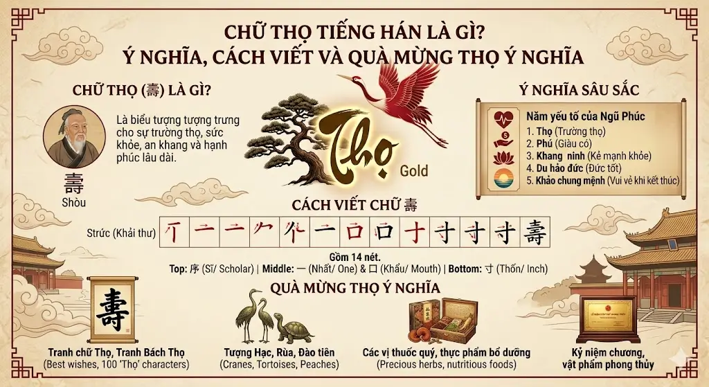 Chữ Thọ trong tiếng Hán