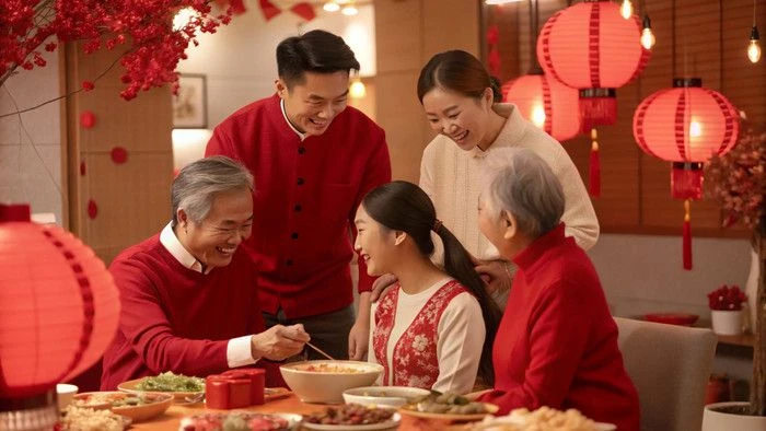 Hình ảnh bữa cơm gia đình
