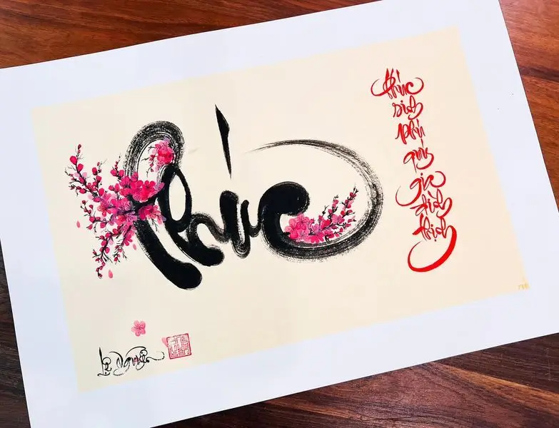 Tranh chữ Phúc thư pháp