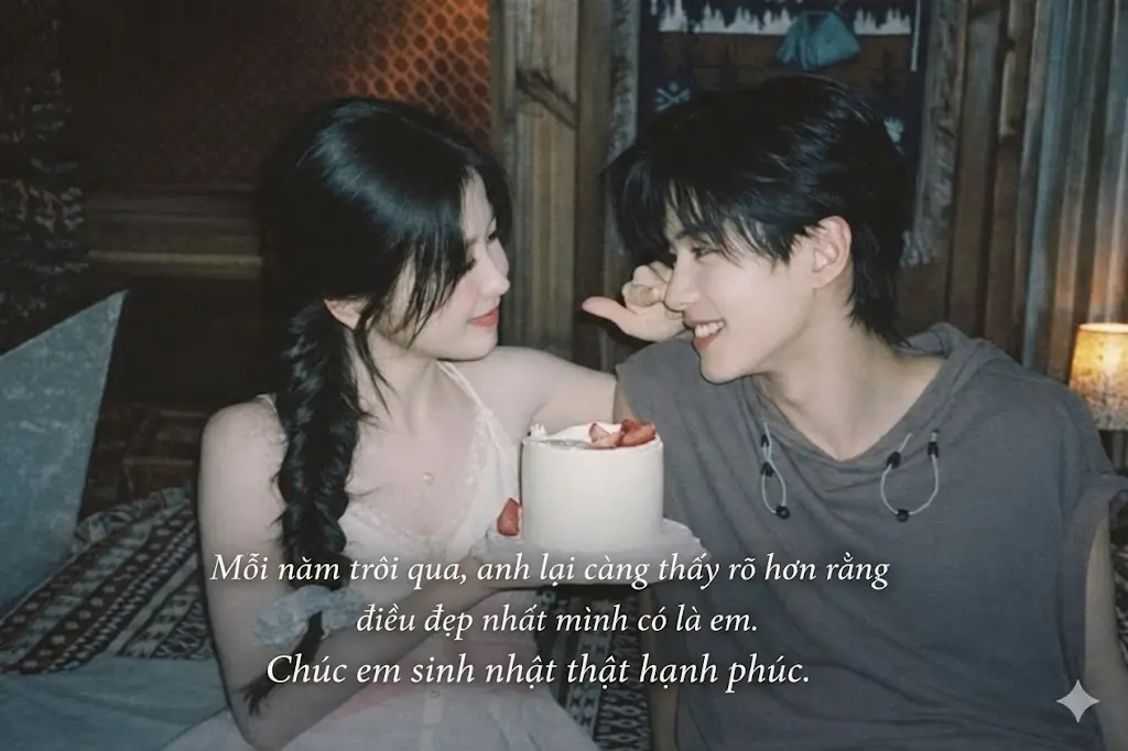 Lời chúc sinh nhật vợ ngọt ngào