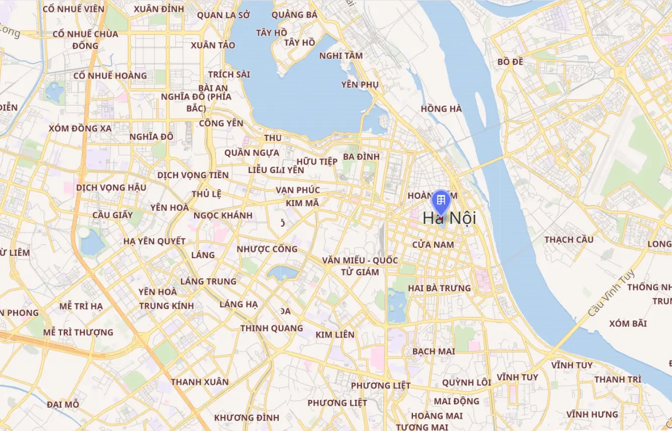Vị trí tọa lạc của Tháp Rùa 
