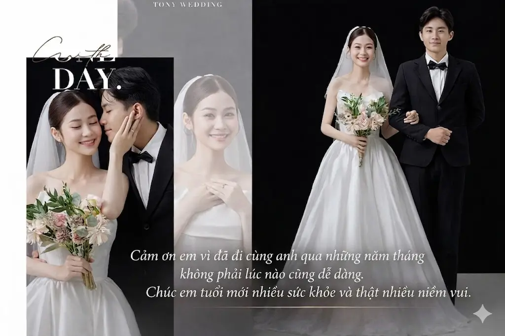 Lời chúc sinh nhật vợ sau nhiều năm kết hôn