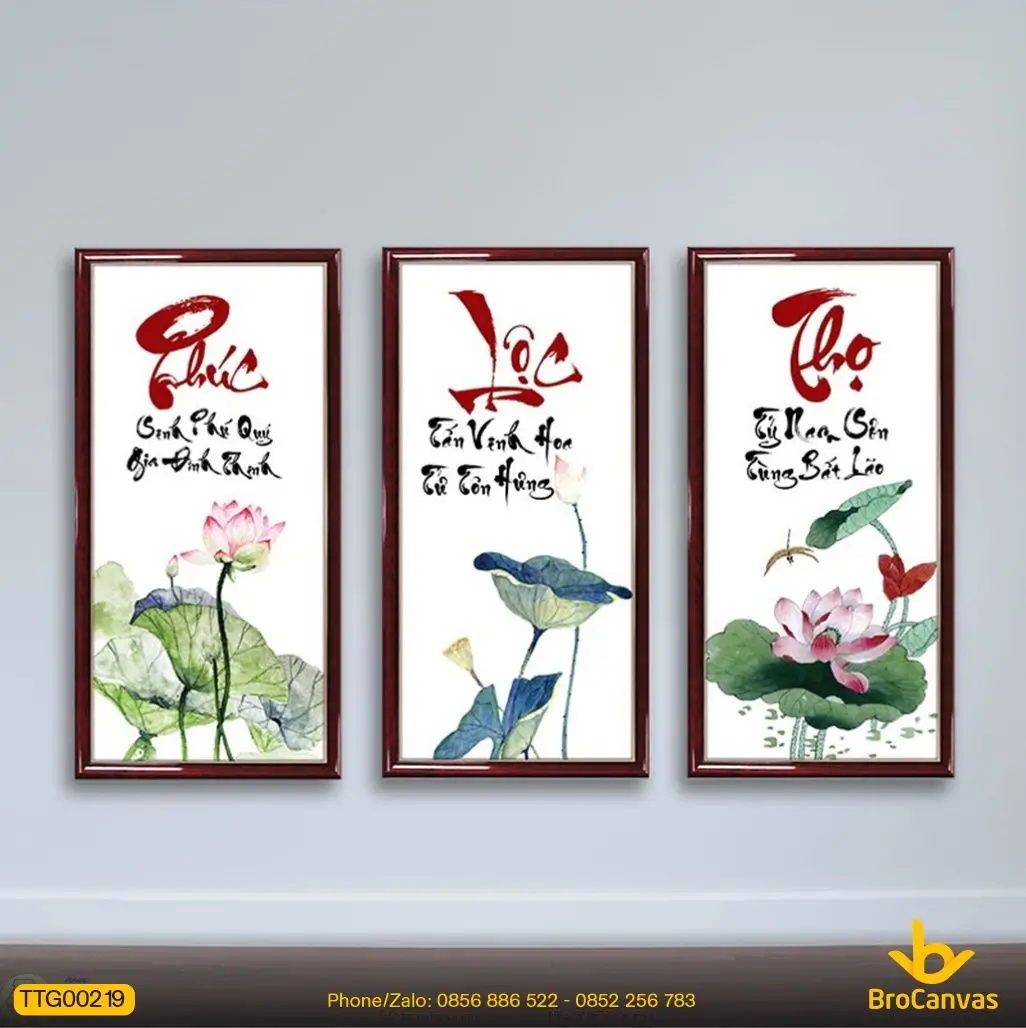 Bộ tranh Phúc - Lộc - Thọ