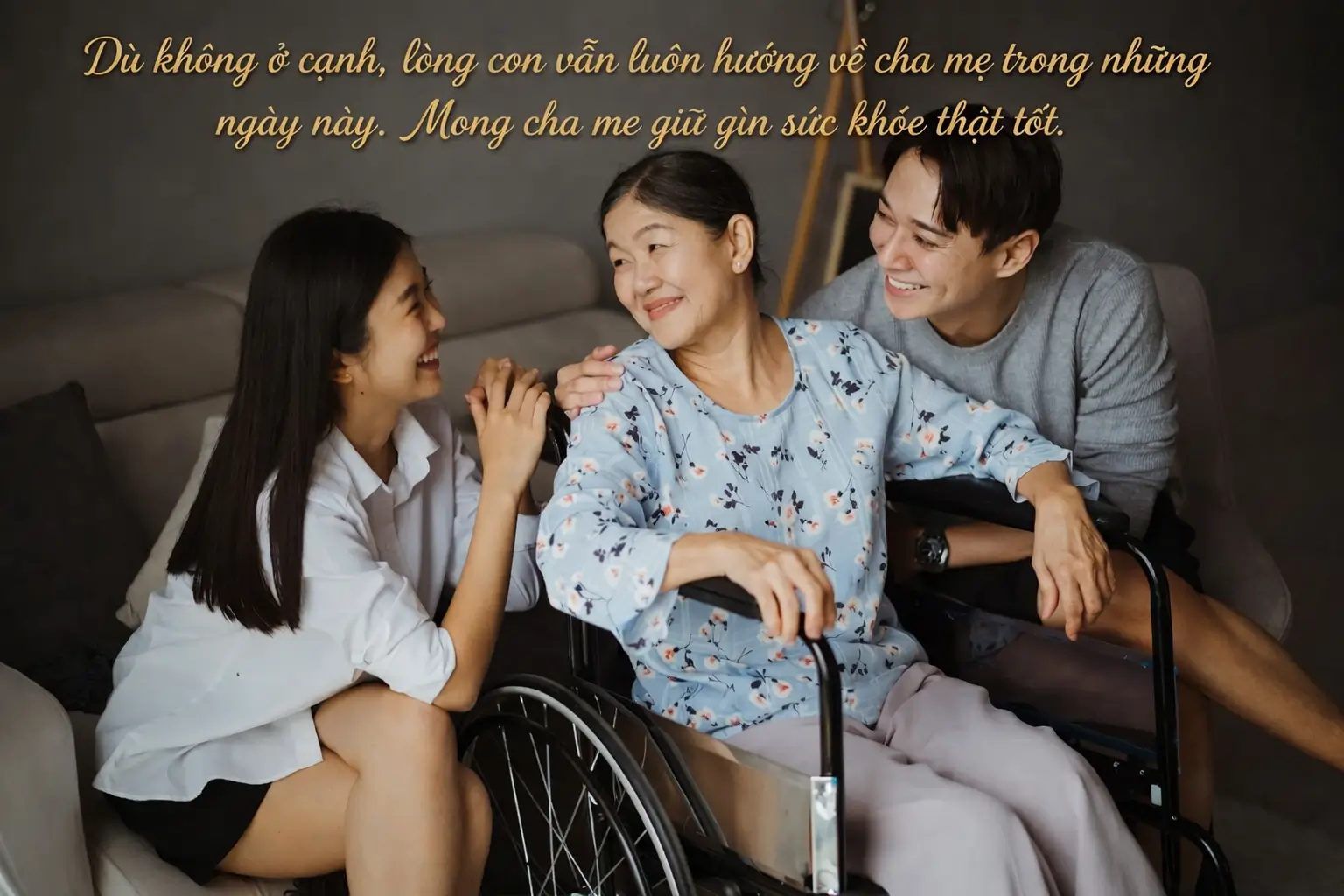 Lời chúc dành cho cha mẹ khi đang sống xa nhà