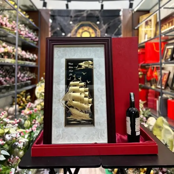 Tranh Thuyền buồm Thuận buồm xuôi gió