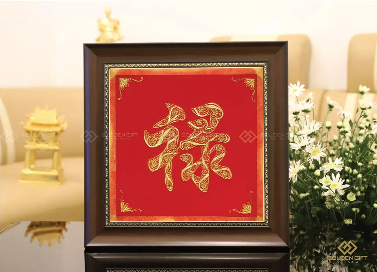 Tranh chữ lộc tiếng hán