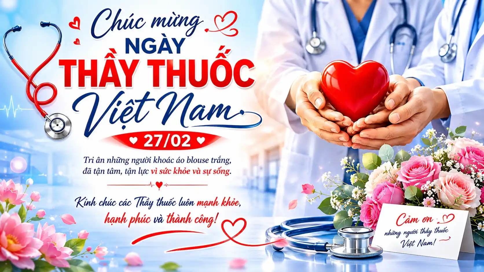 Lời chúc ngày Thầy thuốc Việt Nam 27/2