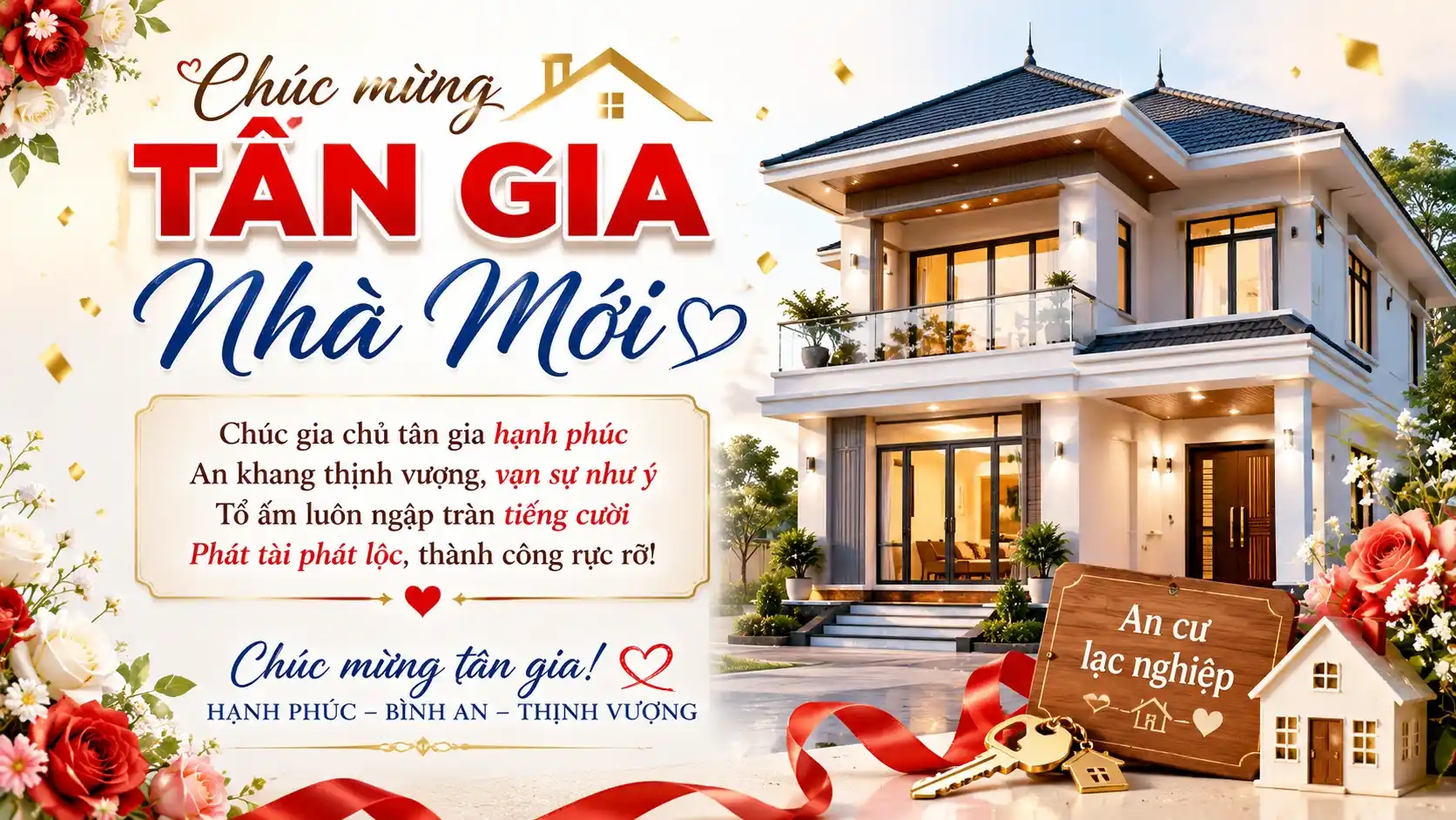 Lời chúc tân gia nhà mới
