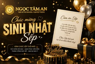 Lời chúc mừng sinh nhật sếp